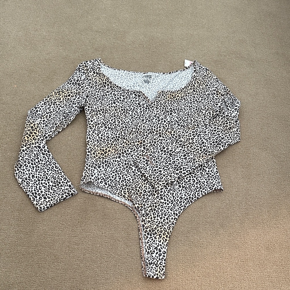 Victoria's Secret Pink Leopard Bodysuit